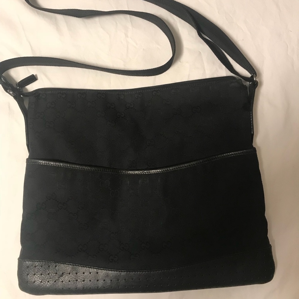 Gucci Canvas Crossbody Bag